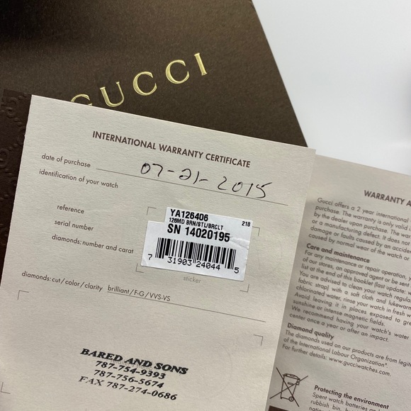 GUCCI G Timeless YA126406 Brown Dial - Picture 6 of 6